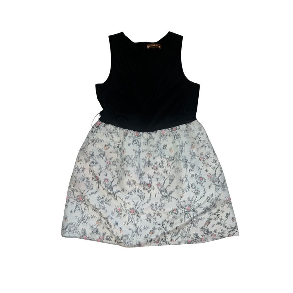 alice + olivia Black Dress - Size S | Round Neck Sleeveless Cottagecore Style